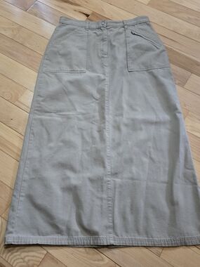 Vintage Woolrich Khaki Maxi Skirt